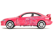 1995 Honda Integra Type R Pink with Graphics "Fast & Furious Remix" Series 1/24 Diecast Model Car by Jada image 4