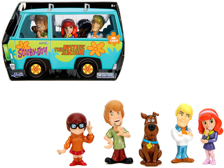 Set of 5 Diecast Figures "Scooby-Doo" TV Series "Metalfigs" Series Diecast Models by Jada image 2