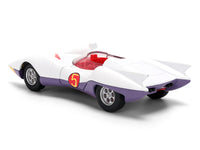 Mach 5 White with Red Stripes and Interior "Speed Racer" (1967) TV Series "Anime Hollywood Rides" Series 1/32 Diecast Model Car by Jada image 5