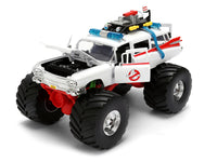 1959 Cadillac Ambulance Ecto-1 "Ghostbusters" (1984) Movie Monster Truck Version "Hollywood Rides" Series 1/24 Diecast Model Car by Jada image 2
