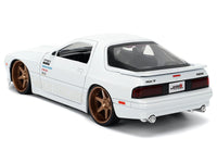 Jada 1985 Mazda RX-7 FC JDM Tuners white bronze wheels 1:24 35955, product image 3