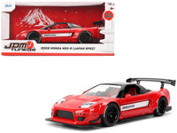 2002 Honda NSX-R RHD (Right Hand Drive) "Bridgestone" Red with Black Top and White Stripes "JDM Tuners" Series 1/24 Diecast Model Car by Jada image 5