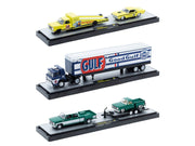 Auto Haulers Set of 3 Trucks Release 88 Limited Edition to 9600 pieces Worldwide 1/64 Diecast Models by M2 Machines image 2