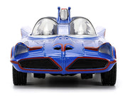 1966 Batmobile Blue "Batman" (1966-1968) Classic TV Series "Hollywood Rides" Series 1/32 Diecast Model Car by Jada image 3