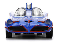 1966 Batmobile Blue "Batman" (1966-1968) Classic TV Series "Hollywood Rides" Series 1/32 Diecast Model Car by Jada image 3