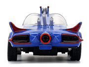 1966 Batmobile Blue "Batman" (1966-1968) Classic TV Series "Hollywood Rides" Series 1/32 Diecast Model Car by Jada image 4