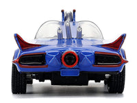1966 Batmobile Blue "Batman" (1966-1968) Classic TV Series "Hollywood Rides" Series 1/32 Diecast Model Car by Jada image 4