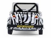 1974 Volkswagen Thing (Type 181) "Safari Adventure" Black and White Zebra Stripes "Club Vee-Dub" Series 21 1/64 Diecast Model Car by Greenlight image 5