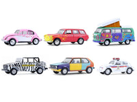 "Club Vee-Dub" Series 21 Set of 6 pieces 1/64 Diecast Model Cars by Greenlight image 2