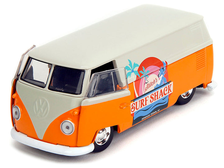 1961 Volkswagen Bus "Stitch's Surf Shack" Orange and Gray "Disney's Stitch" "Hollywood Rides" Series 1/32 Diecast Model Car by Jada image 2