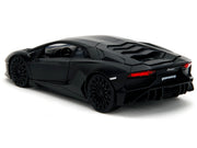 Shaw's Lamborghini Aventador Matt Black "Furious 7" (2015) Movie "Fast & Furious" Series 1/24 Diecast Car Model by Jada image 5