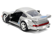 Porsche 911 Carrera RS 3.8 "Mirage" Silver Metallic with Blue Stripes "Transformers: Rise of the Beasts" (2023) Movie "Hollywood Rides" 1/32 Diecast Model Car by Jada image 4
