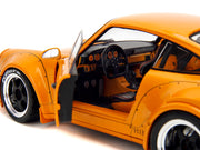 RWB Bodykit "Hibiki" Orange Metallic "Pink Slips" Series 1/18 Diecast Model Car by Jada image 3