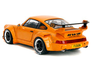 RWB Bodykit "Hibiki" Orange Metallic "Pink Slips" Series 1/18 Diecast Model Car by Jada image 5