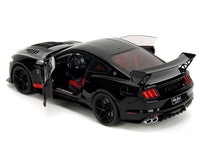 Shelby GT500 "Code Red" Black with Red Stripes "Pink Slips" Series 1/18 Diecast Model Car by Jada image 4
