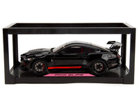 Shelby GT500 "Code Red" Black with Red Stripes "Pink Slips" Series 1/18 Diecast Model Car by Jada image 5