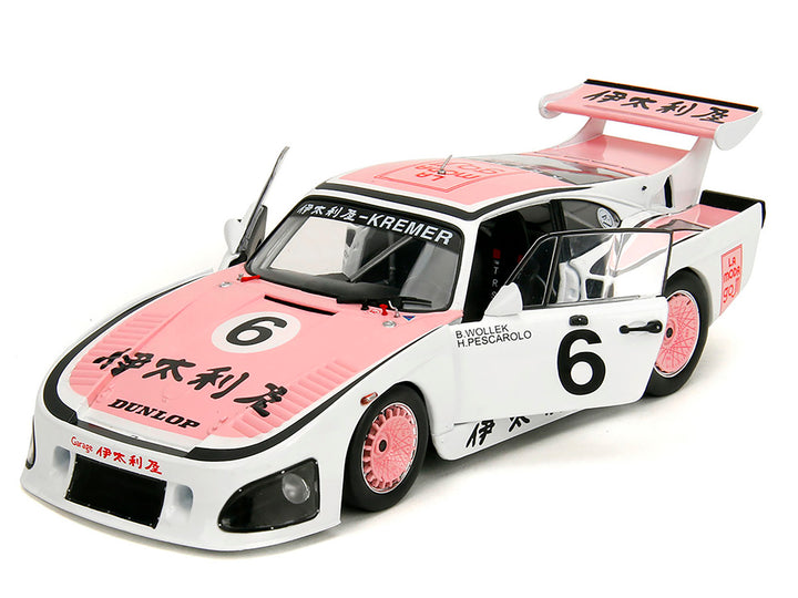 Porsche 935 K3 #6 Bob Wollek - Henri Pescarolo Winner "Suzuka 1000KM" (1981) "Pink Slips" Series 1/18 Diecast Model Car by Jada image 2