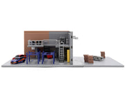 "Fast & Furious" Han's Garage Diorama with 2 Cars and Accessories "Nano Scene" Series 1/32 Model by Jada image 3