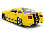 2006 Ford Mustang GT Yellow with Black Stripes "Fast & Furious 25 Years" Series 1/32 Diecast Model Car by Jada image 5