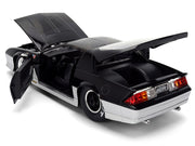 1985 Chevrolet Camaro Z28 "Mickey Thompson" Black and Silver Metallic "Bigtime Muscle" Series 1/24 Diecast Model Car by Jada image 4
