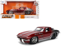 Jada 1963 Chevrolet Corvette Stingray Chevy Racing red gray 1:24 36459, product image 2