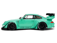 RWB Body Kit "Kei Kishi" Light Blue "Pink Slips" Series 1/18 Diecast Model Car by Jada image 3