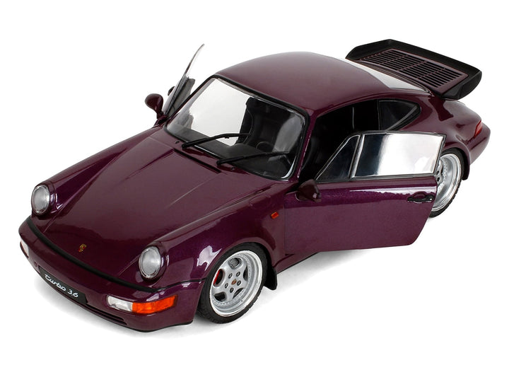 Porsche 911 3.6 Turbo Purple Metallic "Pink Slips" Series 1/18 Diecast Model Car by Jada image 2