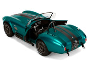 Shelby Cobra 427 MKII Teal Metallic with Gray Stripes "Pink Slips" Series 1/18 Diecast Model Car by Jada image 4