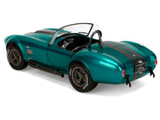 Shelby Cobra 427 MKII Teal Metallic with Gray Stripes "Pink Slips" Series 1/18 Diecast Model Car by Jada image 5