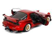Mazda RX7 Type RS (FD3S) RHD (Right Hand Drive) Orange Metallic "Pink Slips" Series 1/18 Diecast Model Car by Jada image 4