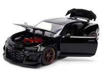 2024 Chevrolet Camaro ZL1 1LE Black "Fast X" (2023) Movie "Fast & Furious 25th Anniversary" Series 1/24 Diecast Model Car by Jada image 2