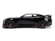 2024 Chevrolet Camaro ZL1 1LE Black "Fast X" (2023) Movie "Fast & Furious 25th Anniversary" Series 1/24 Diecast Model Car by Jada image 3
