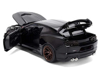 2024 Chevrolet Camaro ZL1 1LE Black "Fast X" (2023) Movie "Fast & Furious 25th Anniversary" Series 1/24 Diecast Model Car by Jada image 4