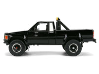 1985 Toyota SR5 Pickup Truck Black with Marty's Skateboard "Back to the Future" (1985) Movie "Hollywood Rides" Series 1/24 Diecast Model Car by Jada image 3