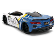 2020 Chevrolet Corvette Stingray C8 #89 "Michelin" White with Yellow and Blue Stripes "Bigtime Muscle" Series 1/24 Diecast Model Car by Jada image 5