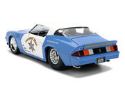 1979 Chevrolet Camaro Z28 Police "Highway Drag" Blue and White "Bigtime Muscle" Series 1/24 Diecast Model Car by Jada image 5