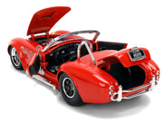 1965 Shelby Cobra 427 S/C #67 Red with Yellow Stripe "Bigtime Muscle" Series 1/24 Diecast Model Car by Jada image 4