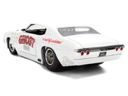 1971 Chevrolet Chevelle SS "Ghost SS" White with Graphics "Bigtime Muscle" Series 1/24 Diecast Model Car by Jada image 5