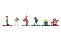 Set of 6 Diecast Figures "Toy Story" Movie Franchise "Nano Metalfigs" Series Diecast Models by Jada image 2
