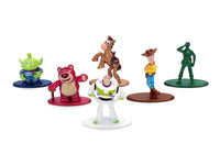 Set of 6 Diecast Figures "Toy Story" Movie Franchise "Nano Metalfigs" Series Diecast Models by Jada image 3