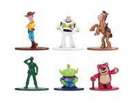 Set of 6 Diecast Figures "Toy Story" Movie Franchise "Nano Metalfigs" Series Diecast Models by Jada image 4