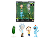 Jada 36696 Rick and Morty Metalfigs four-pack: Rick Sanchez, Morty, Pickle Rick and Mr. Meeseeks