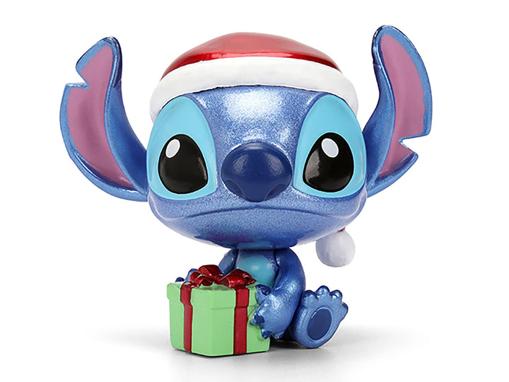 Set of 4 Diecast Figures "Disney's Stitch Christmas Edition" "Metalfigs" Series by Jada image 2