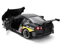 Jada 2009 Nissan GT-R R35 Ben Sopra matte black Mechagodzilla 1:24 item 36707, product image 4
