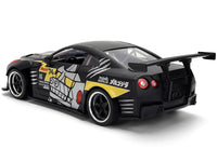 Jada 2009 Nissan GT-R R35 Ben Sopra matte black Mechagodzilla 1:24 item 36707, product image 5