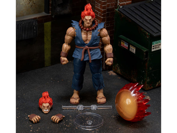 Akuma 6" Moveable Figure with Accessories and Alternate Head and Hands "Ultra Street Fighter II: The Final Challengers" (2017) Video Game Model by Jada image 2