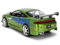 Jada Brian O’Conner 1995 Mitsubishi Eclipse in green-and-blue Color Brush finish, Fast & Furious 25th Anniversary, 1:24 item 36817, view 5