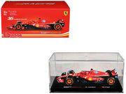 Ferrari SF-24 #16 Charles Leclerc "Formula One F1 World Championship" (2024) with Display Case "Formula Racing" Series 1/43 Diecast Model Car by Bburago image 5