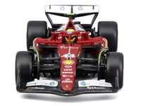 Ferrari SF-25 #44 Lewis Hamilton Formula One F1 "World Championship" (2025) with Display Case 1/43 Diecast Model Car by Bburago image 4