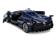 Pagani Huayra Roadster BC Blue Metallic with White Stripes "Fast X" (2023) Movie "Fast & Furious 25th Anniversary" Series 1/32 Diecast Model Car by Jada image 4